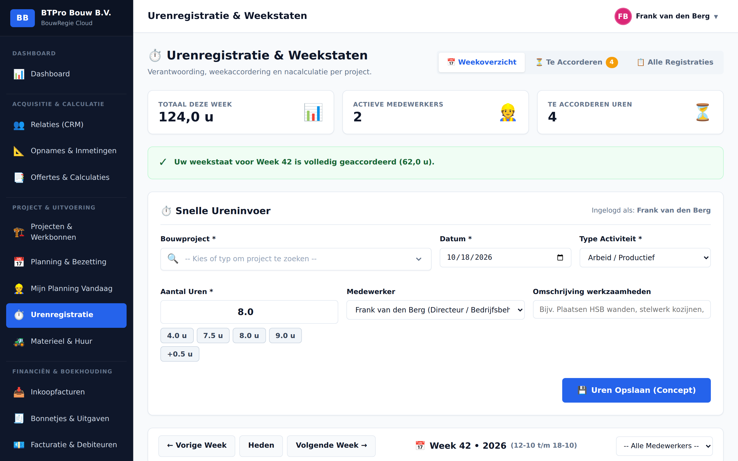 Urenregistratie